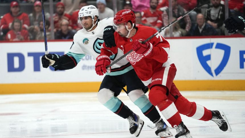 Martin Necas scores in overtime to give Hurricanes 3-2 win over Kraken