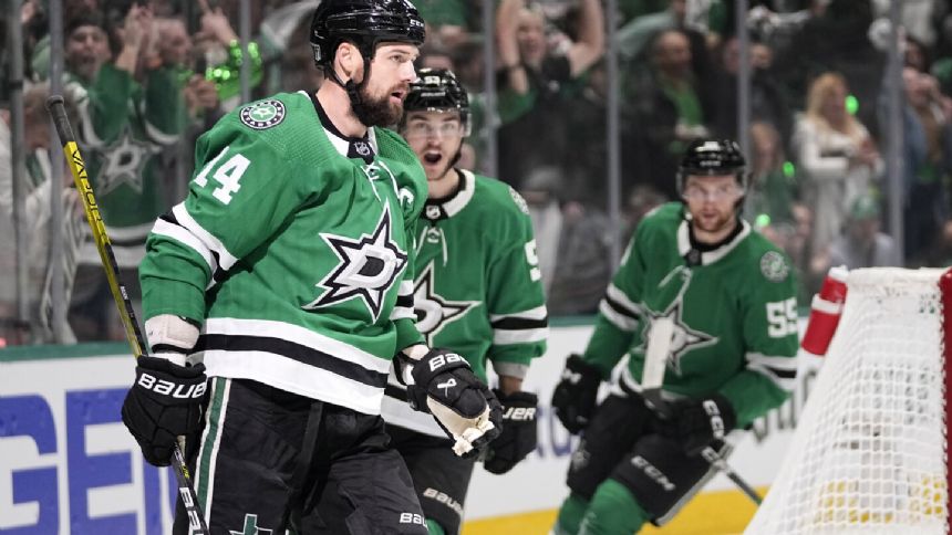 Mason Marchment breaks 3rd-period tie, Stars beat Oilers 3-1 in Game 2 to even West final