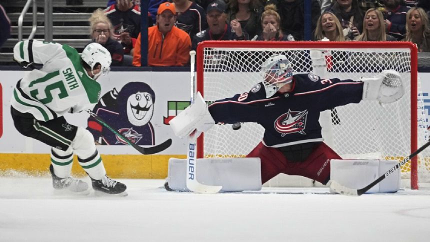 Matt Duchene helps Stars rally from 2-goal deficit in a 5-2 victory over the Blue Jackets