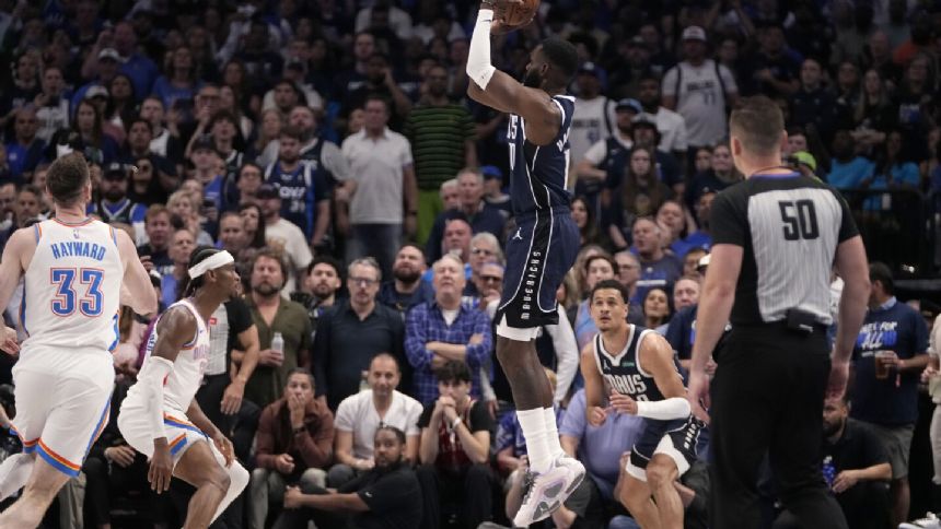 Mavericks take 2-1 series lead with 105-101 Game 3 victory over Thunder