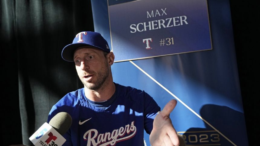Max Scherzer is set to start Game 3 of the World Series for the Rangers