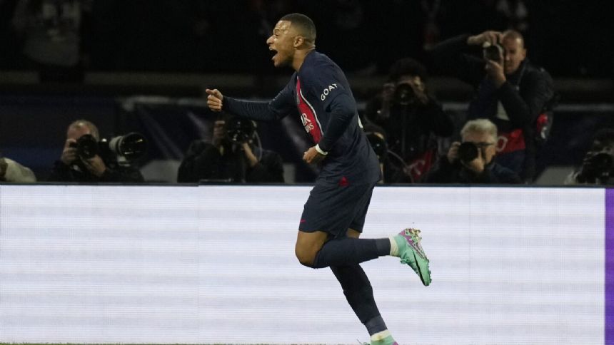 Mbappe leads the way as PSG eases to 3-0 win over AC Milan in the Champions League