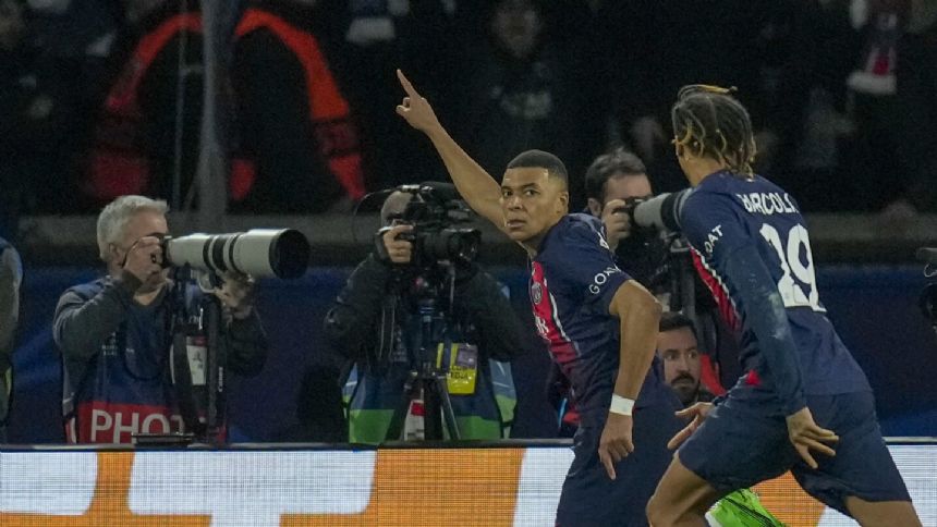 Mbappe scores again as PSG beats Sociedad 2-0 in 1st leg of Champions League round of 16