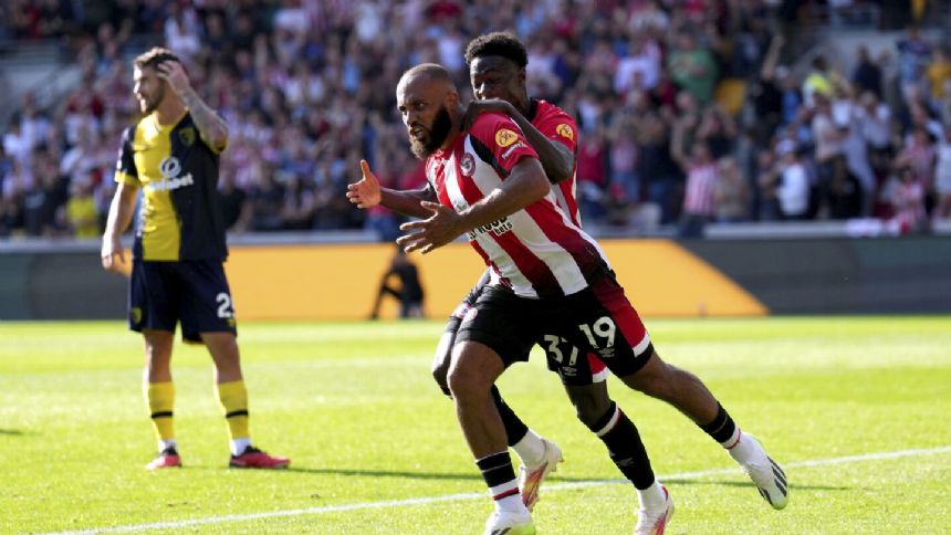 Mbeumo's late goal for Brentford salvages 2-2 draw with Bournemouth