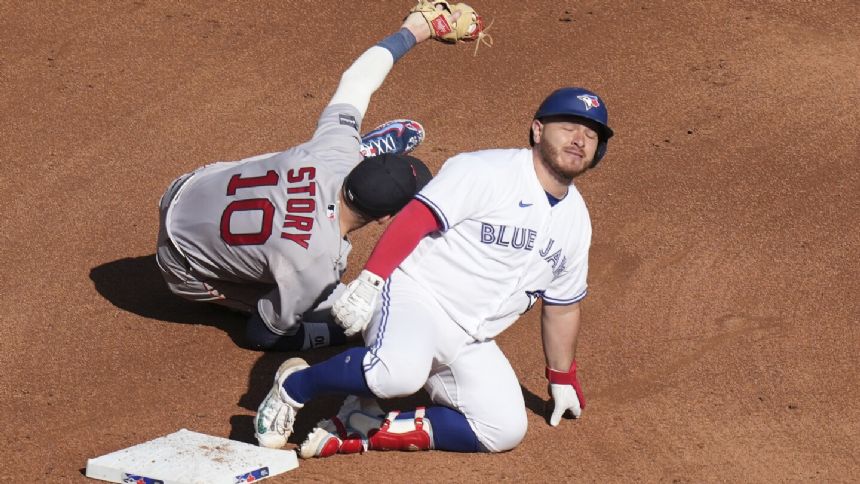 Merrifield has winning hit in 13th inning as Blue Jays rally past Red Sox 4-3