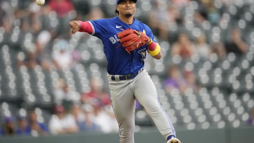 Merrifield's go-ahead RBI single keys Blue Jay's 7-5 win over Rockies