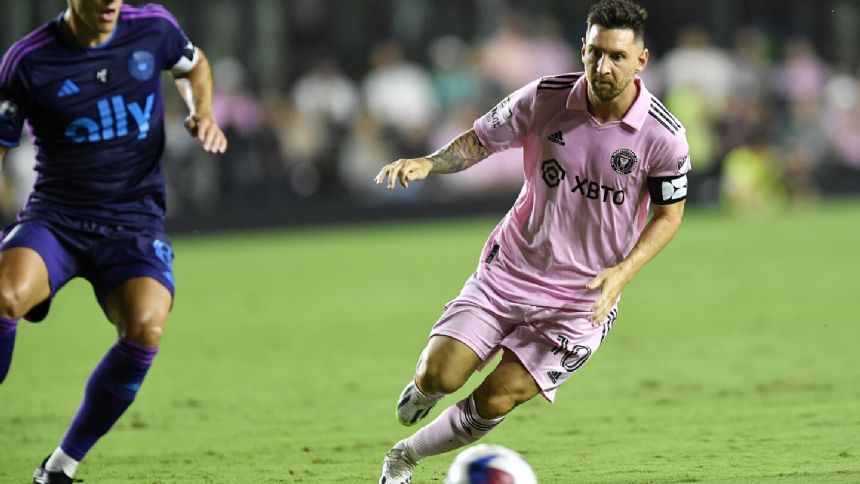Messi scores again, Inter Miami tops Charlotte 4-0 to make Leagues Cup semifinals