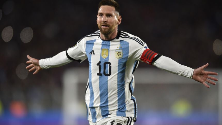 Messi scores from a free kick to give Argentina 1-0 win in South American World Cup qualifying