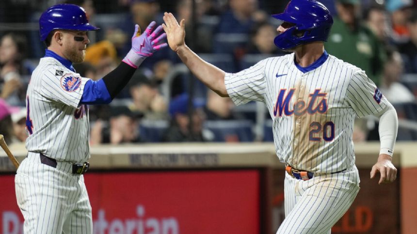 Mets rally in 7th and score the go-ahead run on a balk for a 3-1 victory over the Pirates