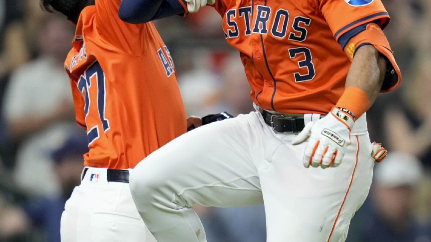 Meyers, Pena homer as Astros beat Brewers 5-4 for season-high sixth straight win