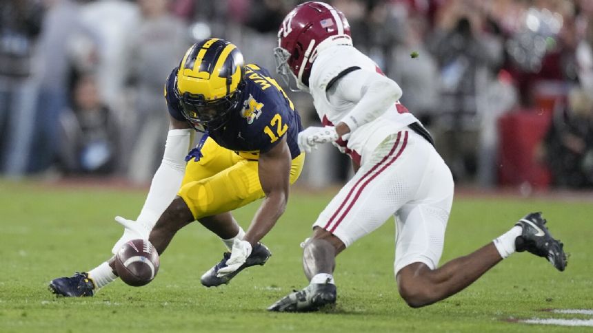Michigan's defense ready for CFP title game after rising up with Rose Bowl goal-line stand