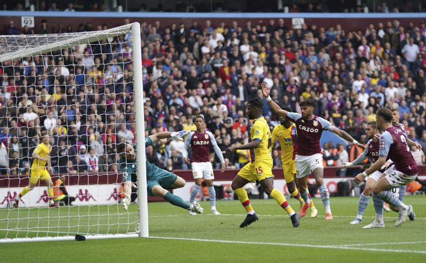 Midtable rivals Villa and Palace draw 1-1 in Premier League