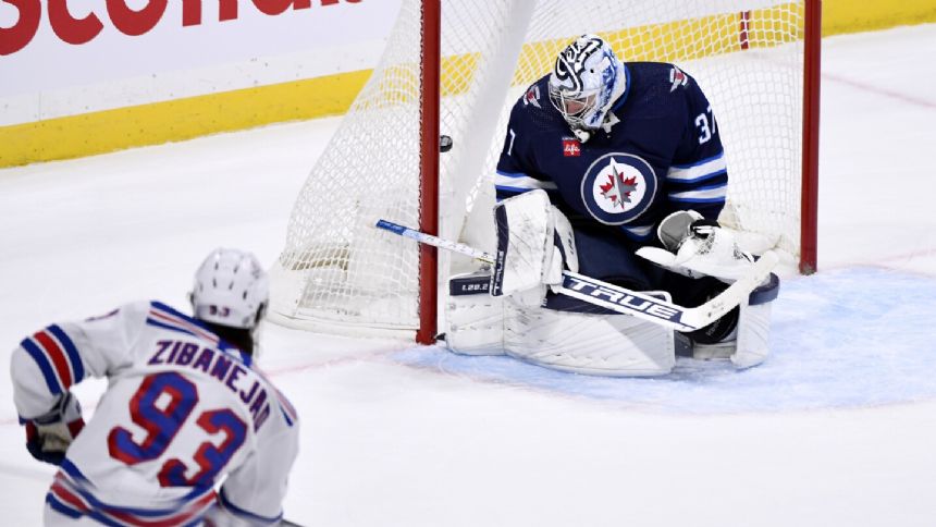 Mika Zibanejad scores in overtime as Rangers beat Jets 3-2 for perfect road trip