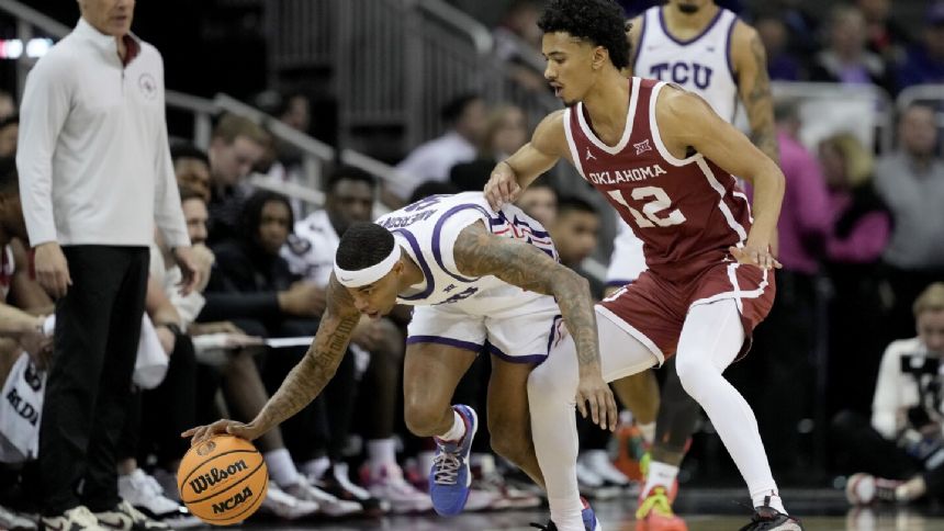 Miller scores 26 as No. 8 seed TCU holds off No. 9 seed Oklahoma 77-70 in Big 12 tourney