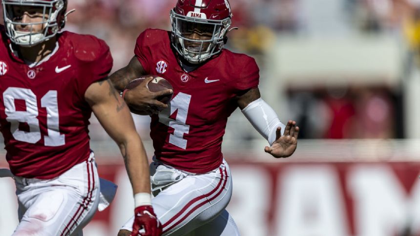 Milroe, No. 8 Alabama roll past FCS team Chattanooga, 66-10 for 9th straight win