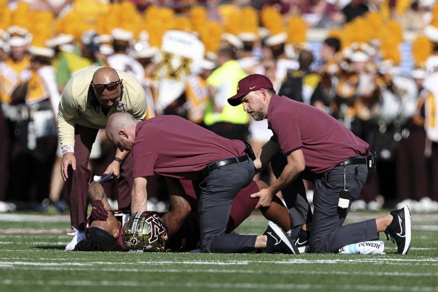 Minnesota WR Autman-Bell needs season-ending surgery on leg