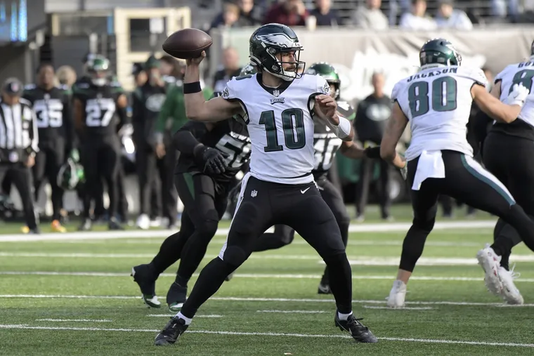 Minshew steps in, Eagles score on 1st 7 drives to beat Jets