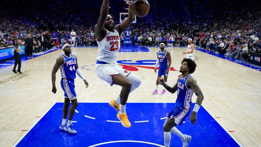Mitchell Robinson has ankle injury, leaving Knicks without another key player in postseason