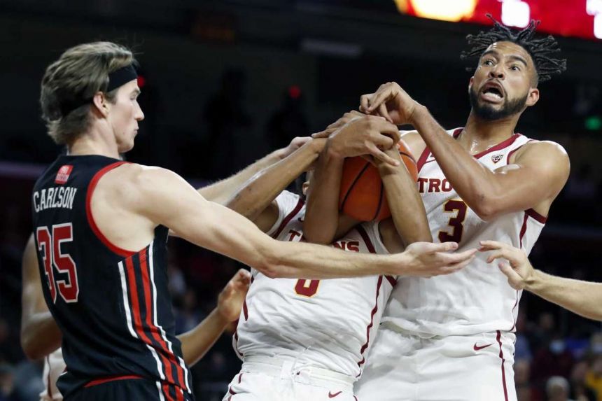 Mobley leads No. 20 USC to 93-73 victory over Utah