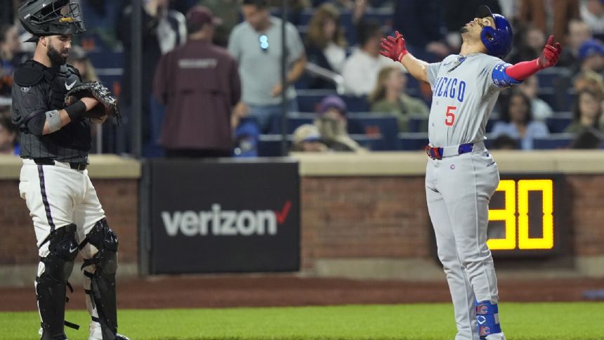 Morel hits tiebreaking HR off Diaz in 9th and Cubs top Mets 3-1 after spoiling Severino's no-hit bid