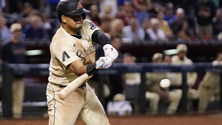 Moreno singles in winning run, Diamondbacks beat Cubs 7-6 in 13 innings