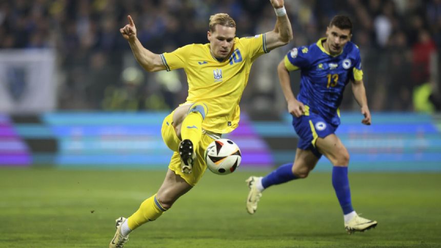 Mudryk aims to lift Ukraine past Iceland in Euro 2024 qualifying for first tournament since invasion
