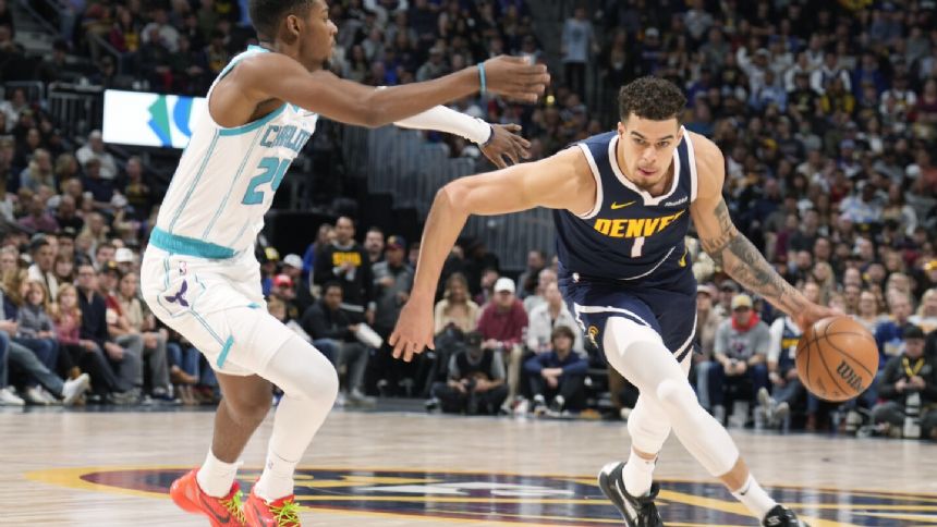 Murray scores 25 points, Porter adds 22 as Nuggets beat Hornets 111-93