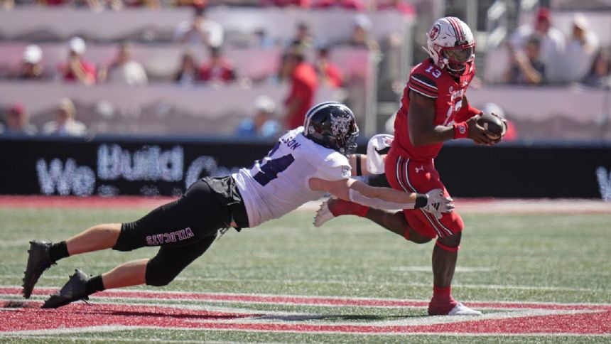 Nate Johnson leads No. 12 Utah over Weber State 31-7 in first start with Rising still out