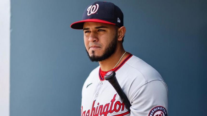 Nationals catcher Keibert Ruiz hospitalized with swollen testicles after taking foul ball to groin