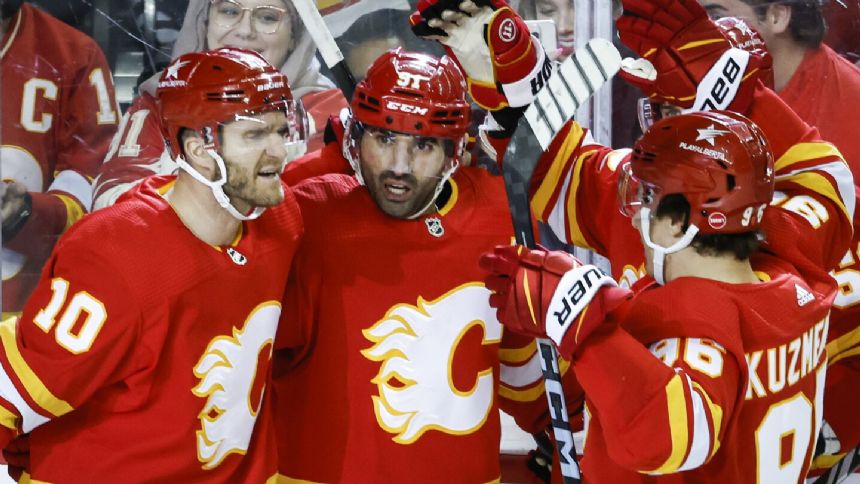 Nazem Kadri scores twice in third period to rally Flames to 6-5 win over Coyotes