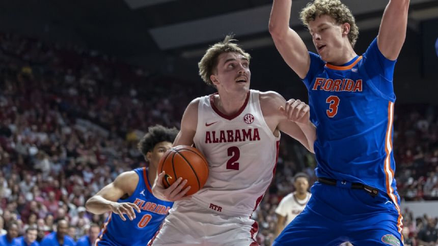 Nelson powers No. 13 Alabama to 98-93, overtime win over No. 24 Florida