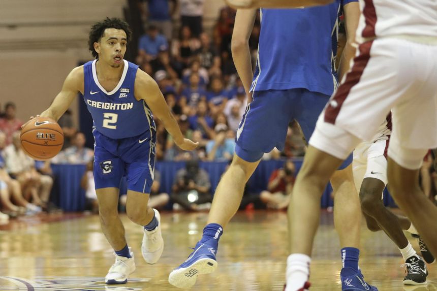 Nembhard's 25 carry Creighton past Arkansas in Maui thriller