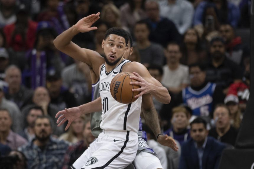 Nets' Simmons preps for hostile return in 1st game in Philly