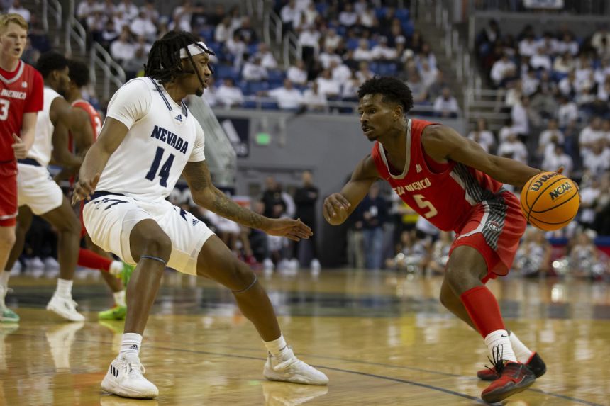 Nevada beats No. 25 New Mexico 97-94 in double overtime