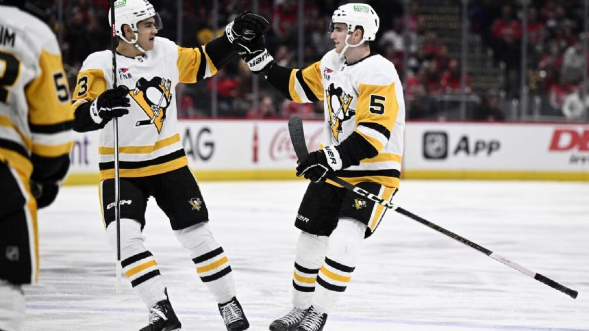 New faces help the Penguins beat the Capitals 4-1 and move closer to a playoff spot