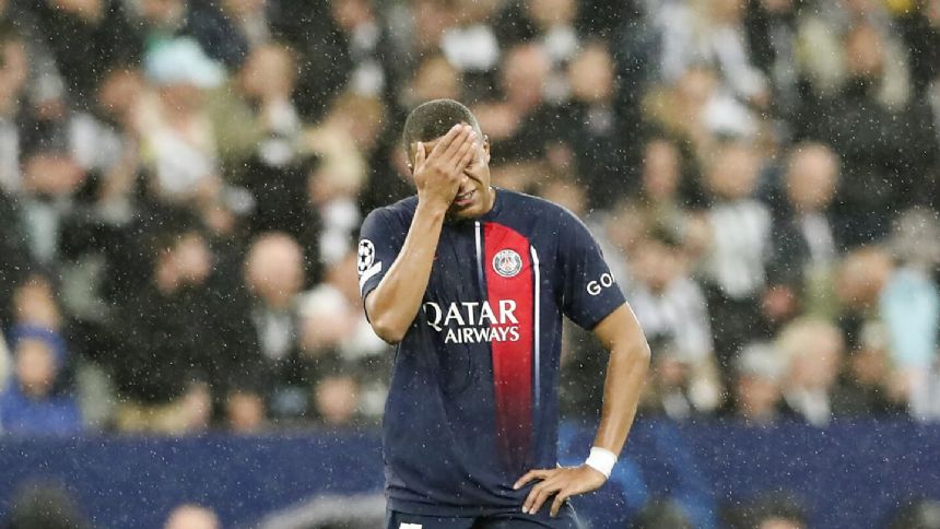 Newcastle beats Mbappe and PSG 4-1 in Champions League in statement win for Saudi-owned club