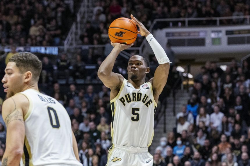 Newman scores 18 as No. 1 Purdue beats Florida A&M 82-49