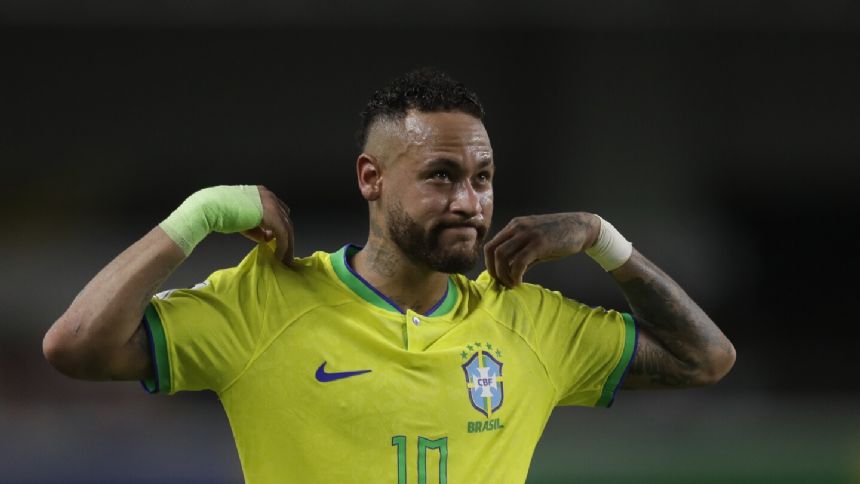 Neymar breaks Brazil's goal-scoring record in 5-1 win in South American World Cup qualifying