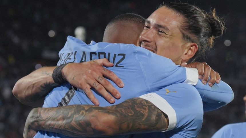 Neymar injured in Brazil's 2-0 loss at Uruguay in World Cup qualifying