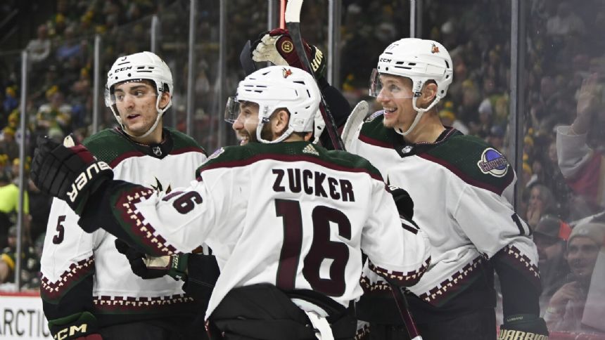 Nick Bjugstad has hat trick against hometown team, Coyotes rout Wild 6-0