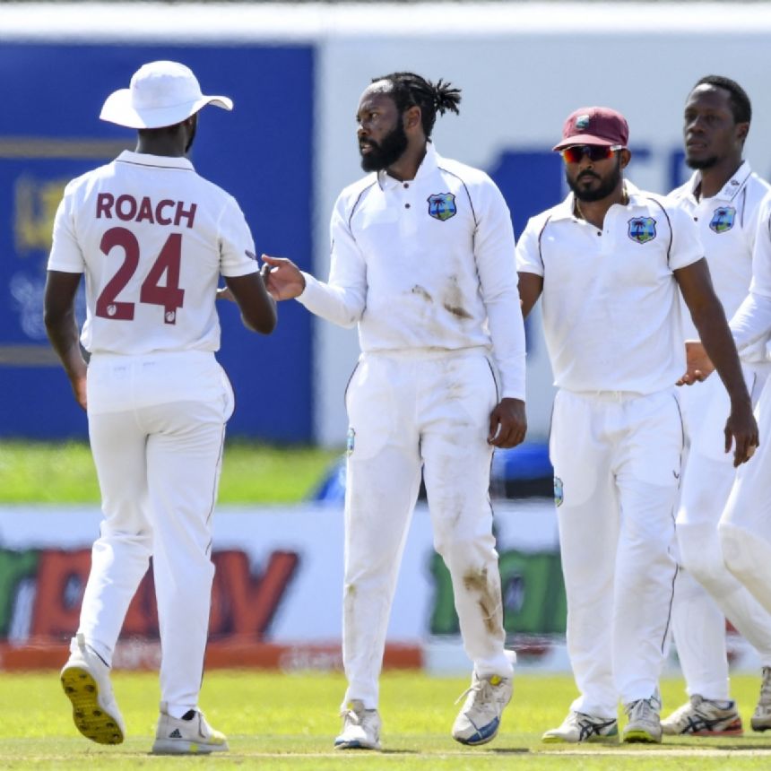 Nissanka hits 66 as Sri Lanka leads West Indies by 102 runs