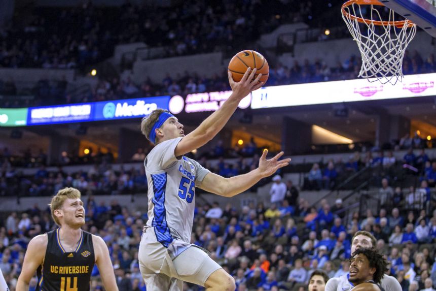 No. 10 Creighton pulls away early to beat UC Riverside 80-51