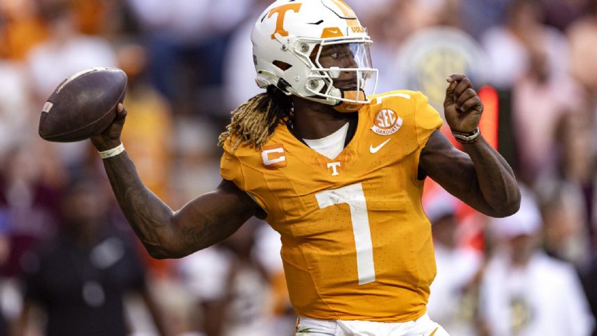 No. 11 Alabama hosts 17th-ranked Tennessee with both still chasing division titles