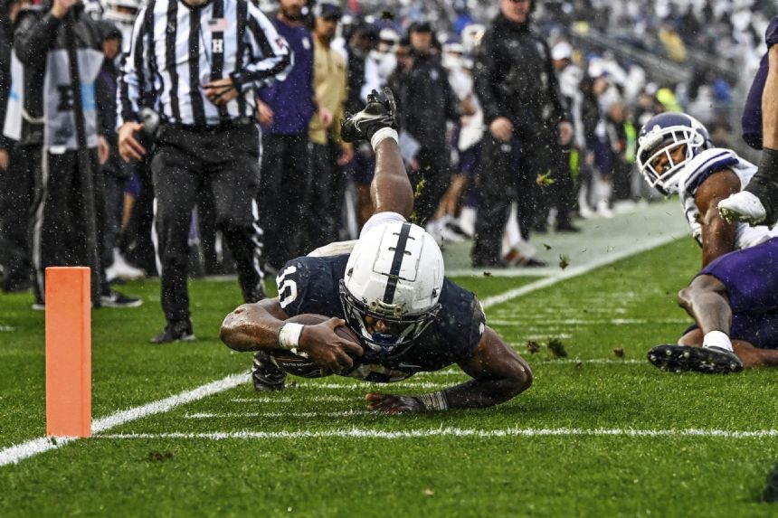 No. 11 Penn State outlasts Northwestern 17-7 in sloppy game