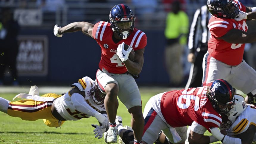 No. 12 Mississippi seeks revenge vs. rival Mississippi State in Egg Bowl showdown on Thanksgiving