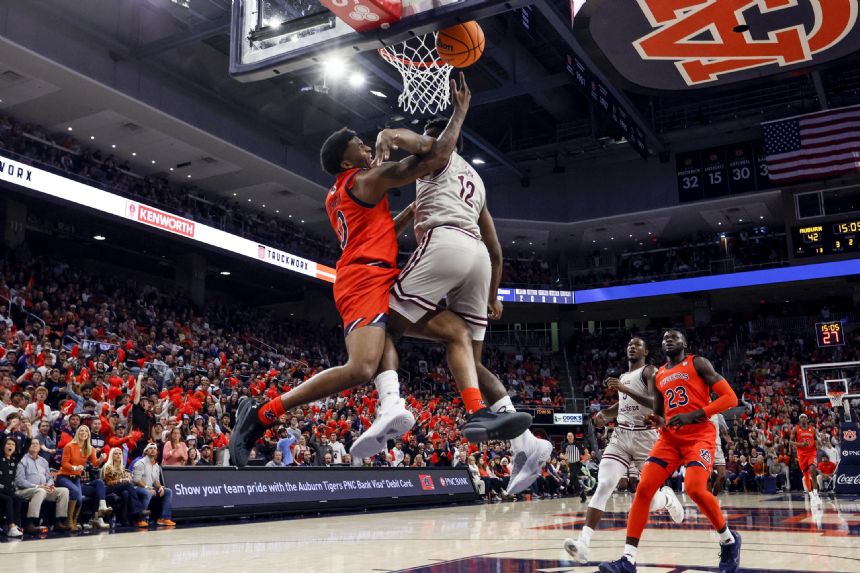 No. 13 Auburn defeats Texas Southern 72-56