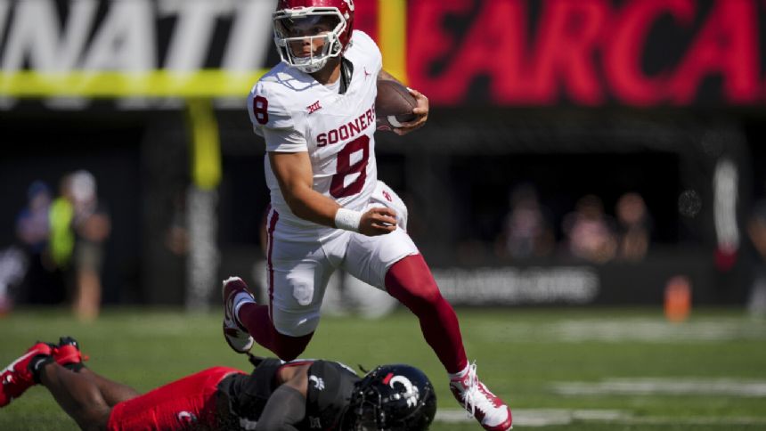 No. 14 Oklahoma trying to keep focus on Iowa State and its stingy defense before showdown with Texas