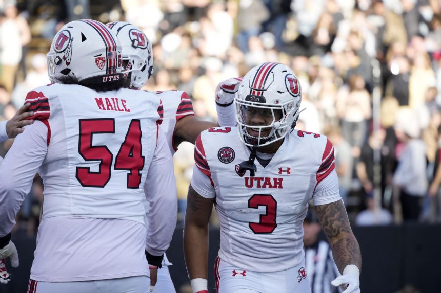 No. 14 Utah beats CU 63-21, remains in Pac-12 title chase