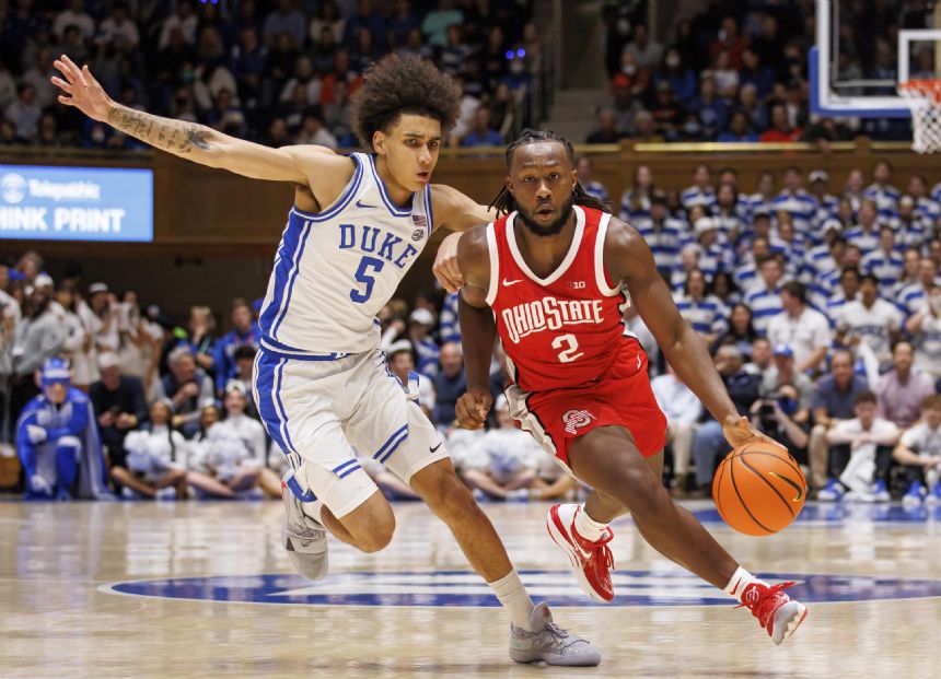 No. 17 Duke tops No. 25 Ohio State in ACC/Big Ten Challenge