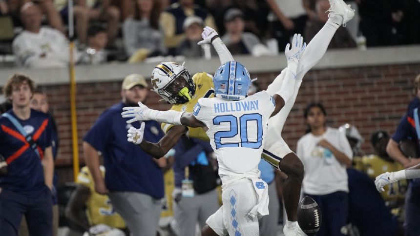 No. 17 North Carolina loses again, falls to Georgia Tech in 46-42 shootout